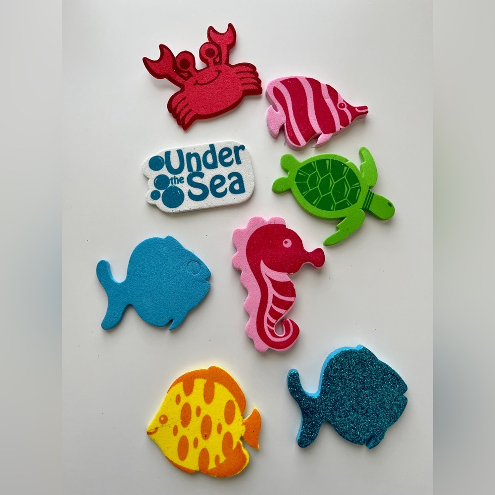 Under The Sea Foam stickers stationary
